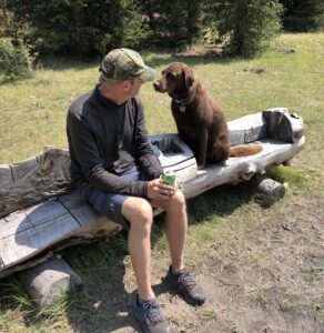 Somewhere in Wyoming nearing dinner time.